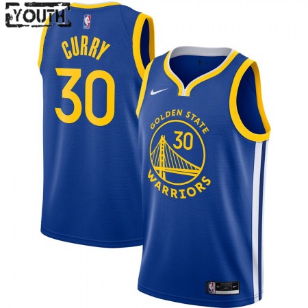 Maillot Basket Golden State Warriors Stephen Curry 30 2020-21 Nike Icon Edition Swingman - Enfant